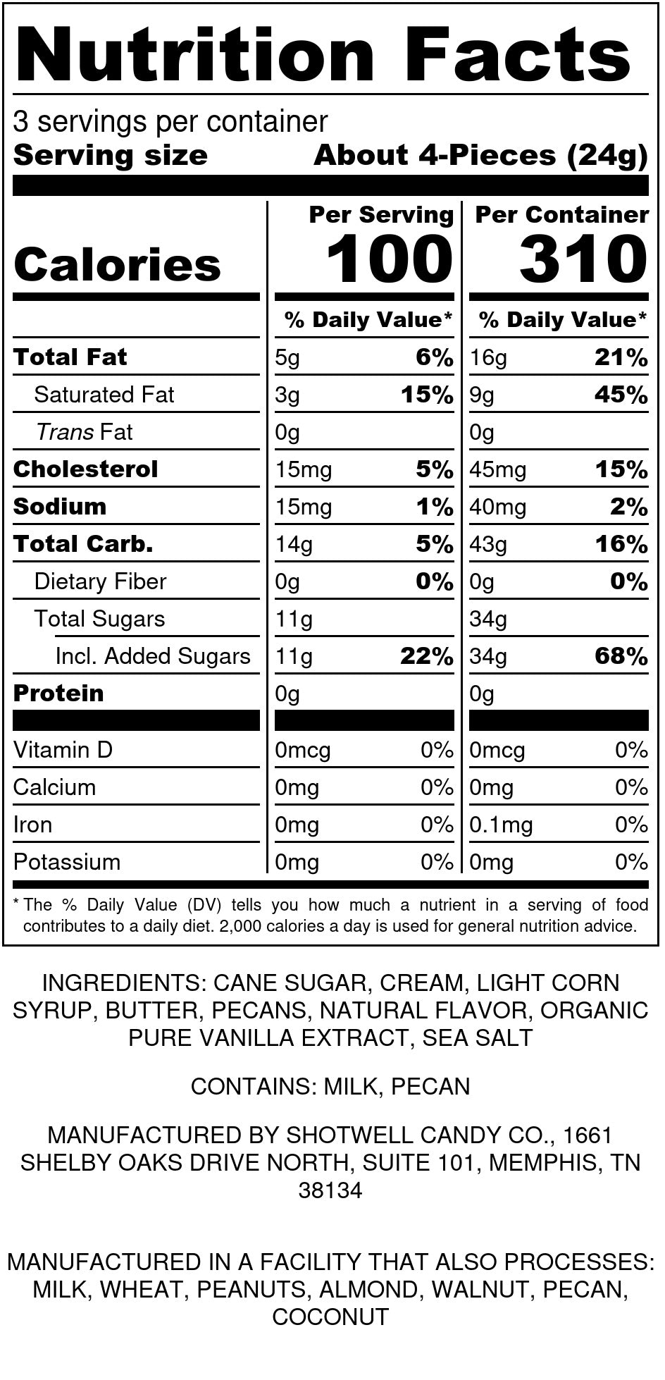 Bourbon & Maple Pecan Caramels