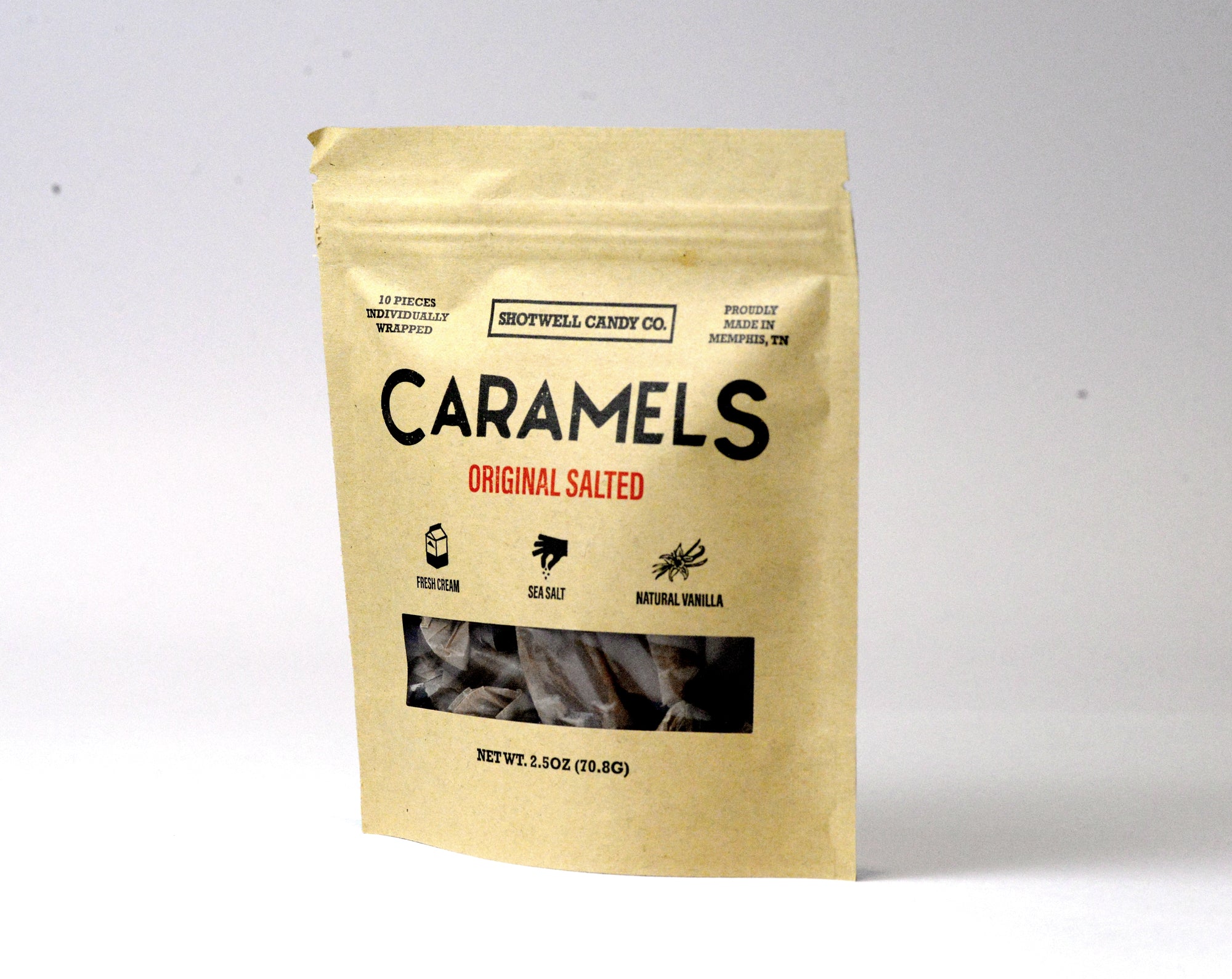 Caramel pouch