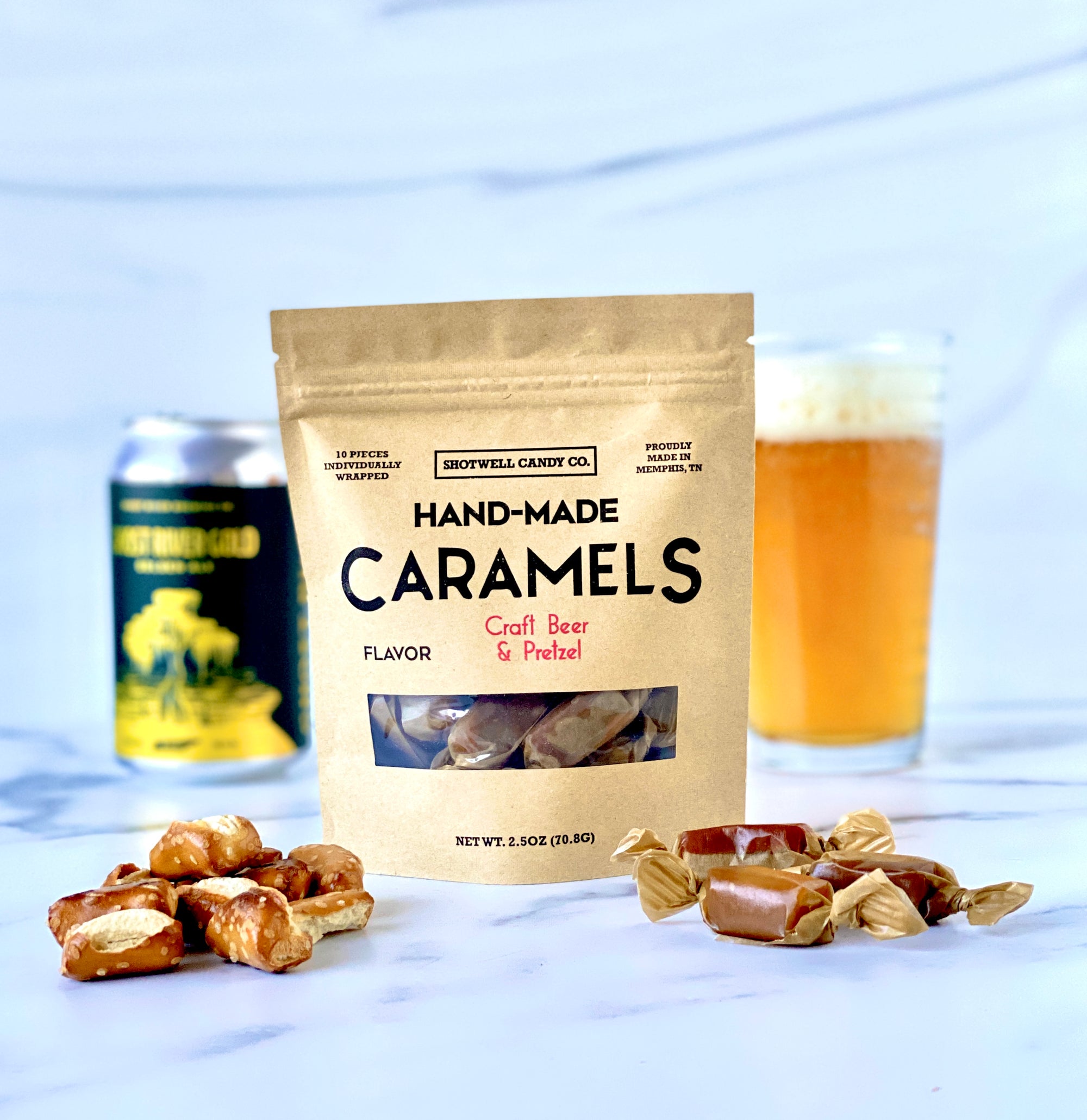 Craft Beer & Pretzel Caramels