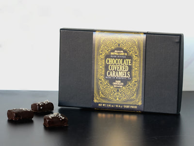 Package of Dark Chocolate Covered Caramels