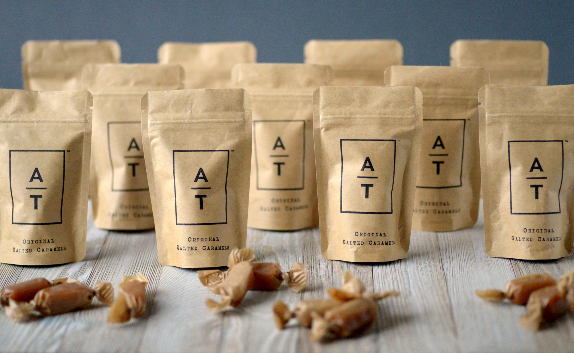 Custom Caramel Favor Bags