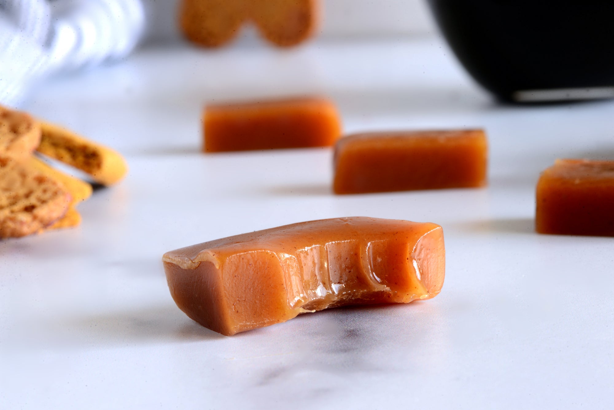 Gingerbread Cookie Caramels