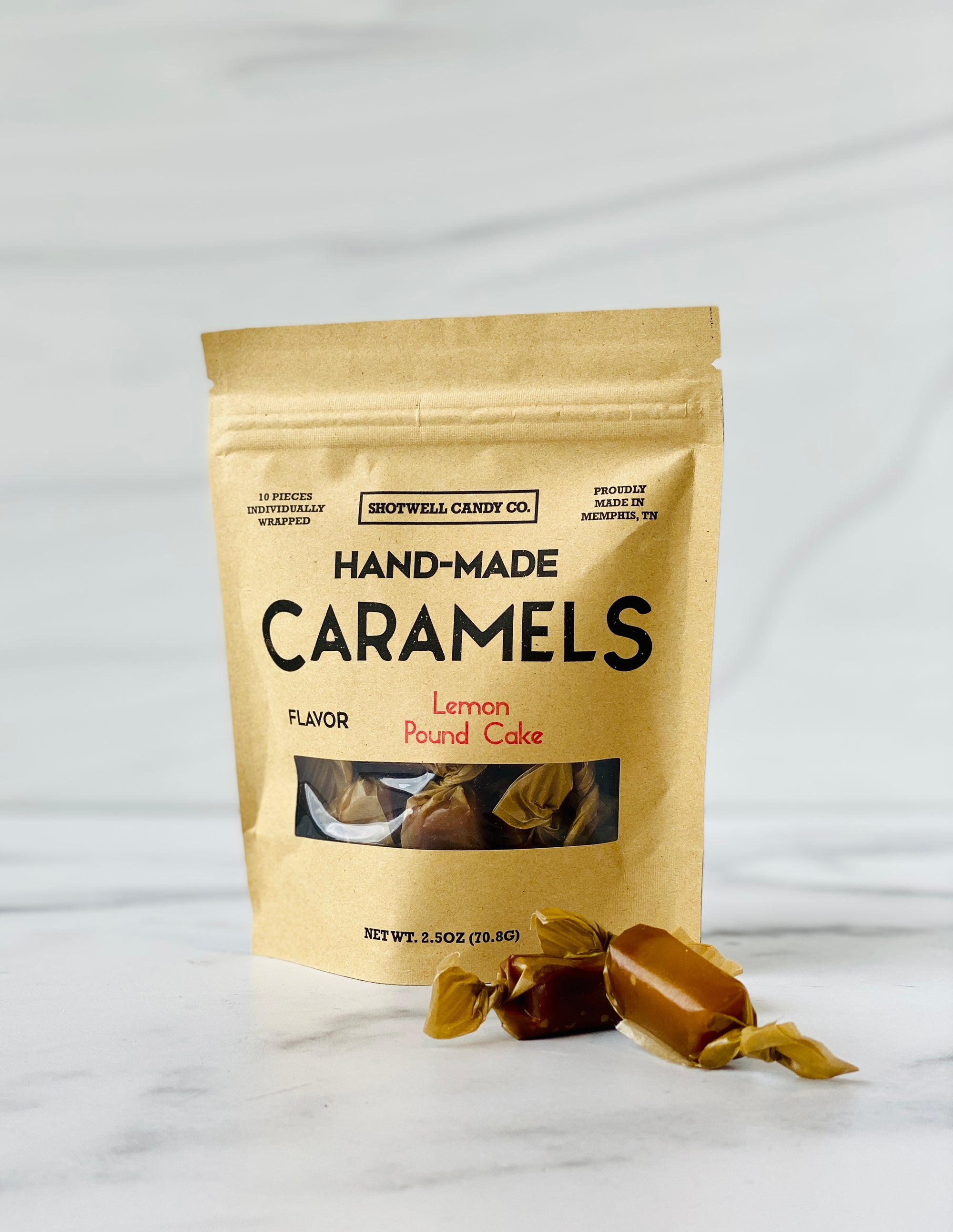 Lemon Pound Cake Caramels