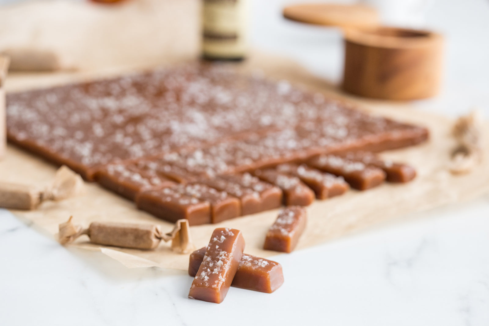 Salted caramels