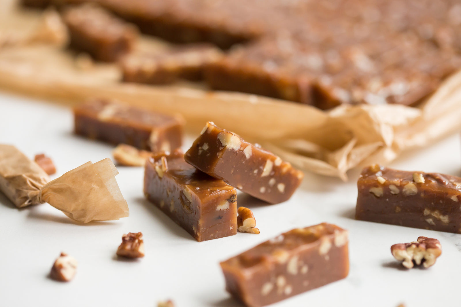  Maple Pecan Caramels