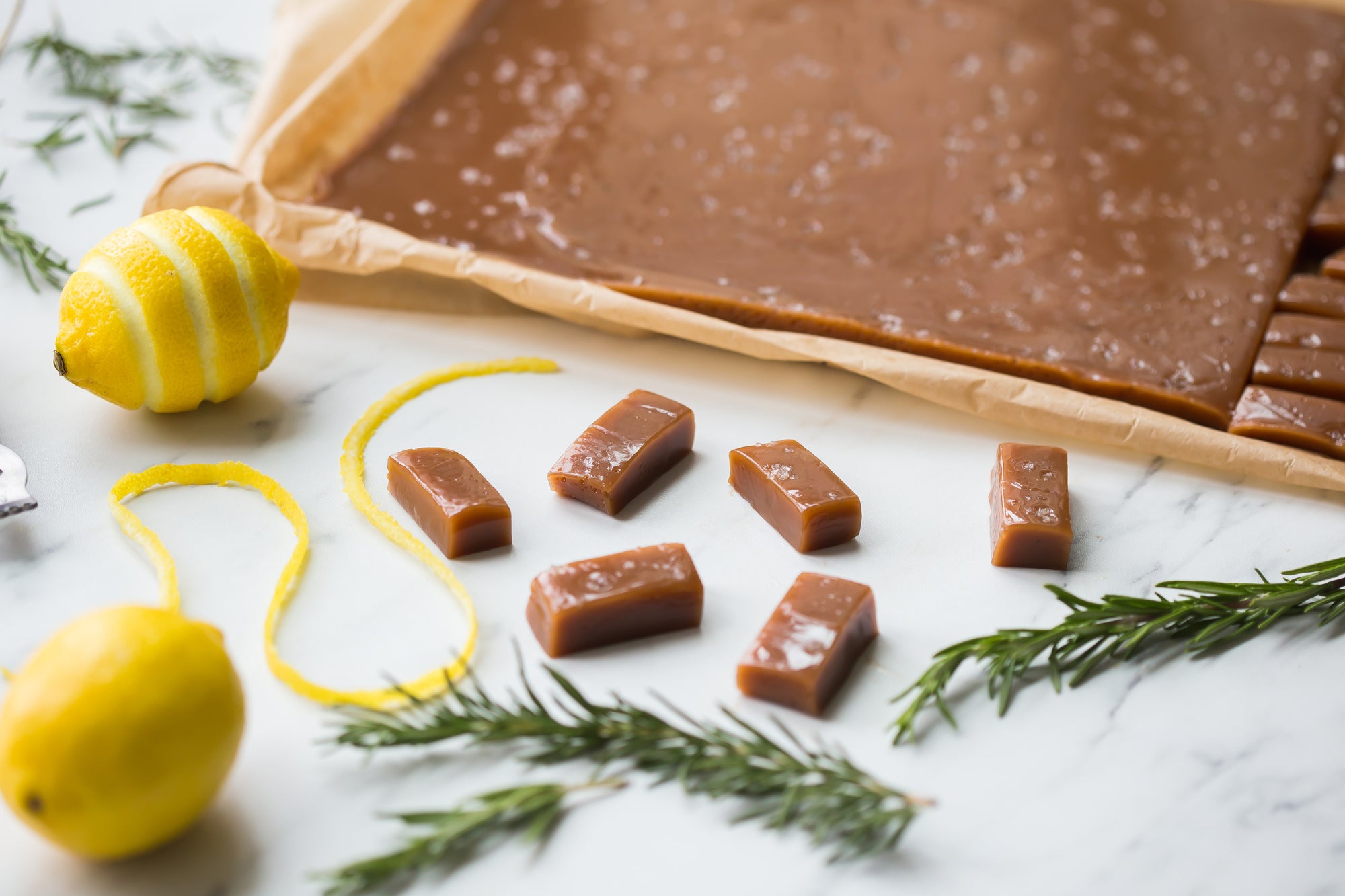 Lemon Poundcake Caramels